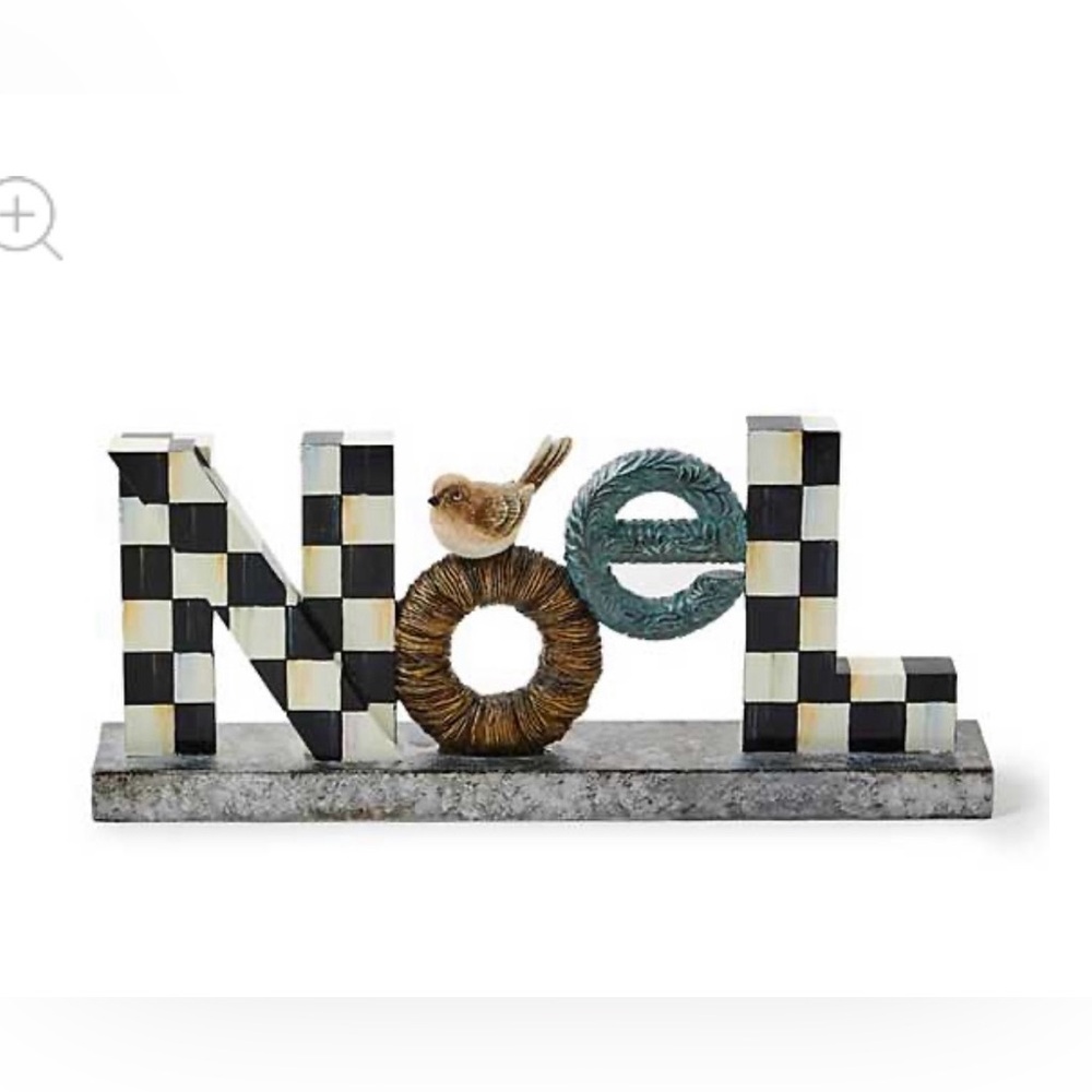 MacKenzie-Childs Farmhouse Holiday Noel Sign - Picture 2 of 14